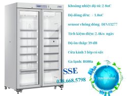 HYC 1031GD Haier Biomedical tu lanh bao quan duoc pham 2 8oC tich kiem nang luong 04